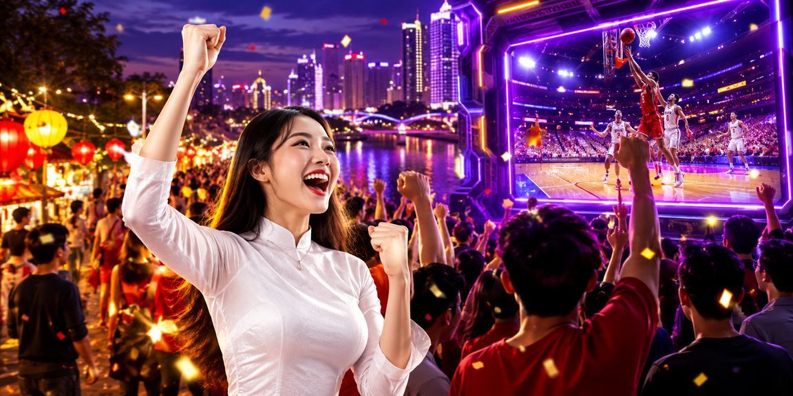 Cổ động viên Hà Nội xem và đặt cược bóng rổ qua điện thoại