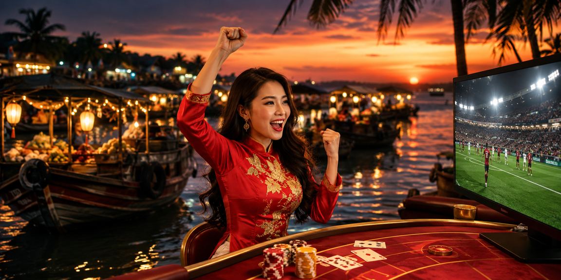 Thành viên VIP tại Phú Quốc trải nghiệm baccarat cao cấp trong không gian sang trọng
